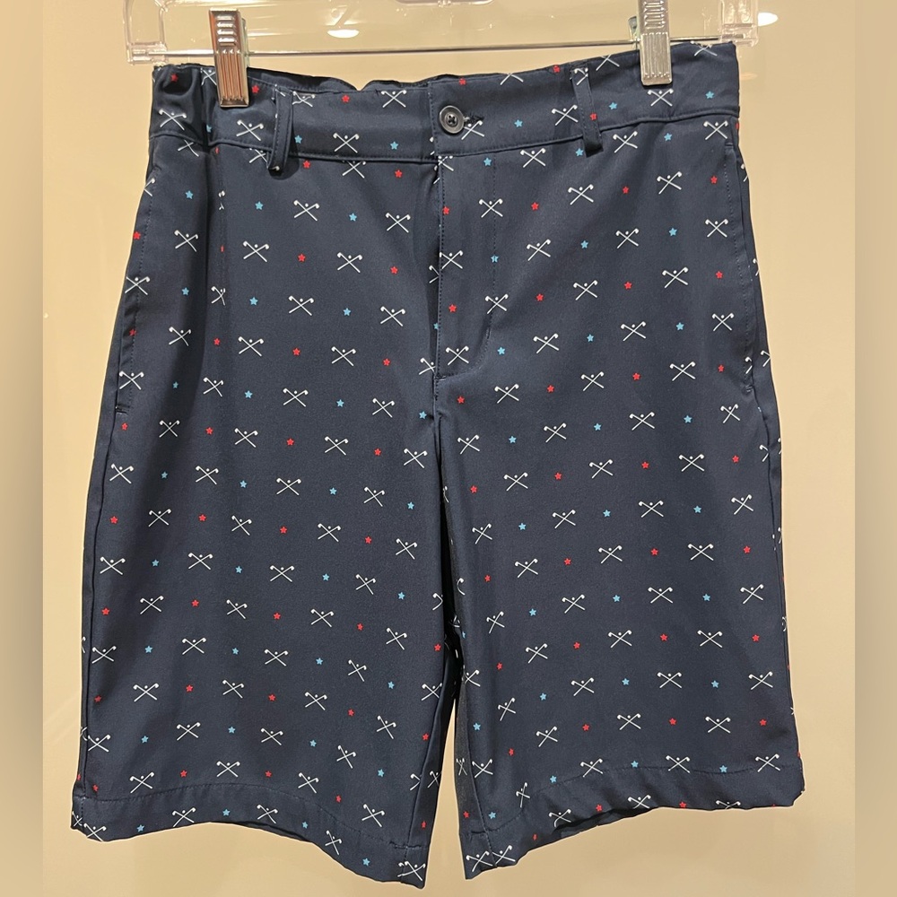 Slazenger Boys Golf Shorts Size M, Navy
